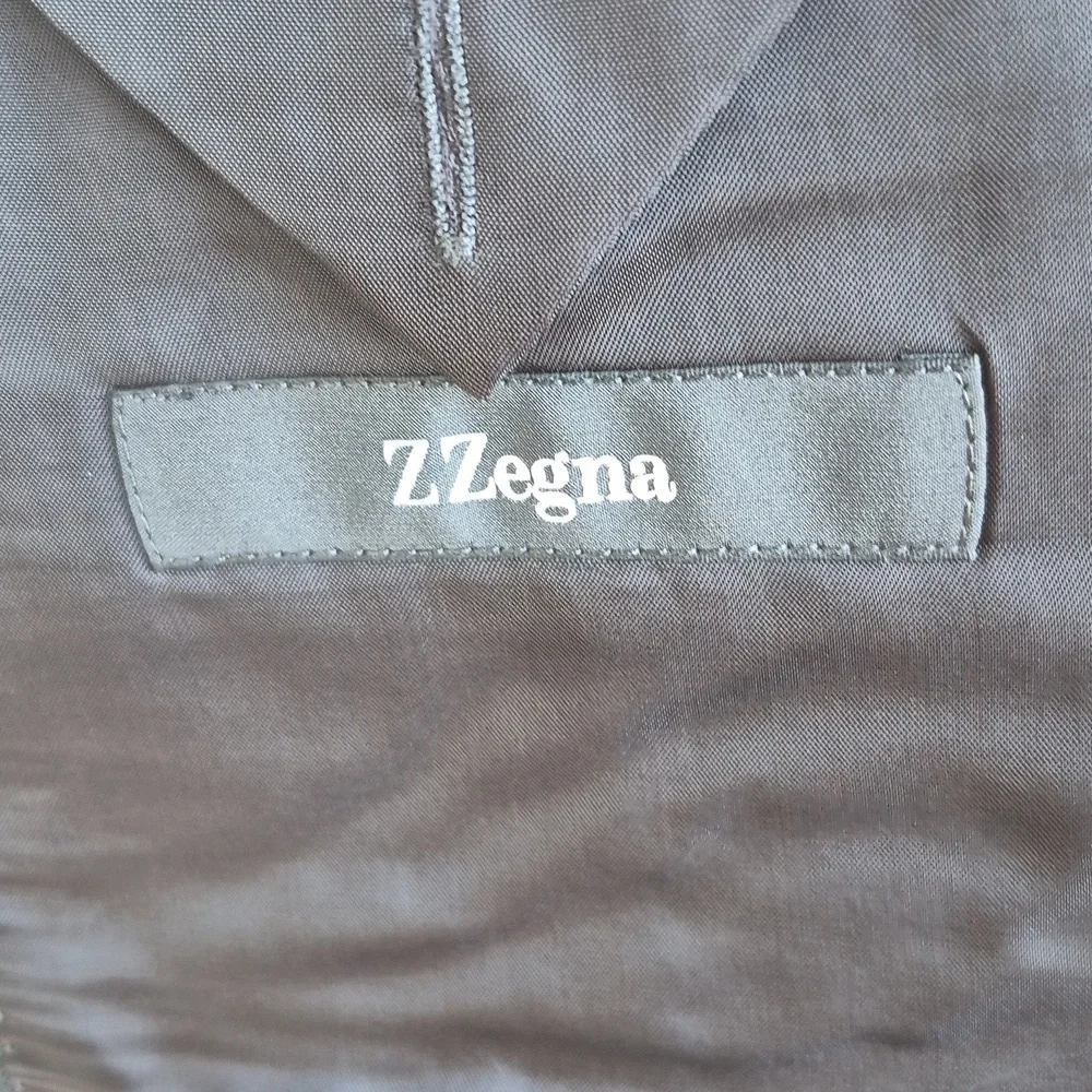 Z ZEGNA City Solid Grey Mohair Wool Blend Sz 44 R Mens Sport Coat Suit Jacket - Picture 5 of 7